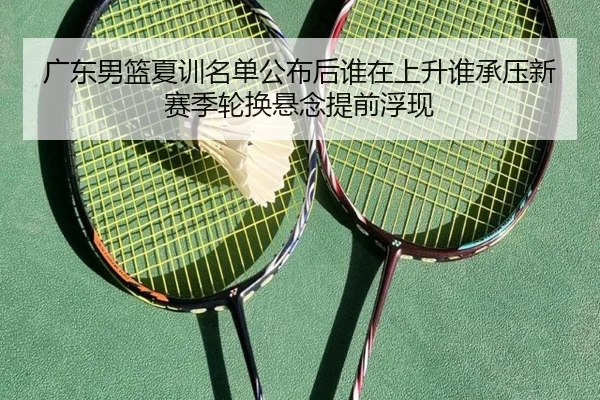 广东男篮夏训名单公布后谁在上升谁承压新赛季轮换悬念提前浮现